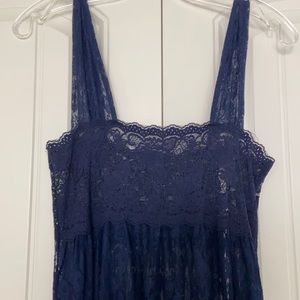 Free People Lace Maxi Slip